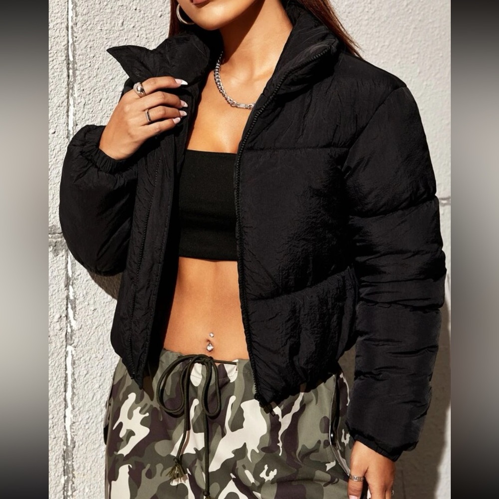 Cozy zip up puffer jacket - Picture 4 of 7